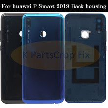 Оригинальный чехол для Huawei P Smart 6,21 дюйма, задняя крышка аккумулятора, Корпус задней двери + Оправа отпечатка пальца + стеклянные линзы, 2019 2024 - купить недорого