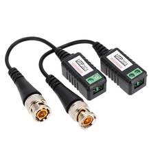 Yumiki 1 Channel Passive Video Balun Transceiver BNC to UTP CAT5 Cable for CCTV 2024 - buy cheap