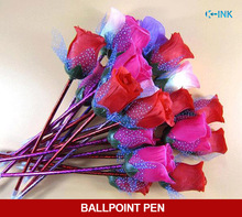 36pcs / lot , Novelty Artificial Rose Flower Ballpoint Pen , Valentines Gift Rose Ball Pen 2024 - buy cheap