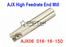 AJX06 C16-16-150 Face End Milling Cutter AJX High feedrate end mill,High Speed Milling Indexable Milling Cutter 2024 - buy cheap