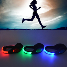 Outdoor Novelty Lamps LED Luminous Safety Night Running Shoe Clips Cycling Sports Warning Lamp Safety USB Chargeable Flahlight 2024 - buy cheap