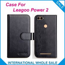 Оригинал! Чехол Leagoo Power 2, 6 цветов, Эксклюзивный кожаный чехол высокого качества для Leagoo Power 2, чехол для телефона с отслеживанием 2024 - купить недорого