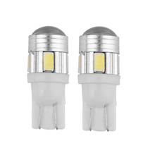 New  2pcs T10-5630 6SMD Heat Resistant Toughened Glass LED Strong Flashing Lighting Car Width Lamp Super Bright LED lights 2024 - buy cheap