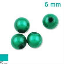 Fashion Top Quality 6mm Round Miracle Beads, Matte Green Acrylic For Jewelry DIY, Sold per pkg of 4500PCS 2024 - buy cheap