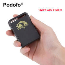 Podofo Car Vehicle TK102 Tracker GPS/GSM/GPRS System Tracking Device Real-time personal GPS Tracker with Two Battery MINI TRACK 2024 - buy cheap