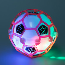 Bola que quica elétrica para crianças, brinquedo de futebol luminoso e louco para dança, música, bola saltitante de brinquedo 2024 - compre barato