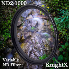 KnightX ND2 to ND1000 Neutral Density Fader Variable ND filter Adjustable For Canon Sony Nikon d5300 49 52 55 58 62 67 72 77 mm 2024 - buy cheap