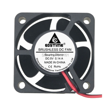 5pcs/lot Gdstime Small Brushless DC Cooling Fan 5V 40mm 40x40x20mm 4020s 2Pin 2024 - buy cheap