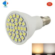 Viewi 5X spot led bulb light E14 E27 spotlight 3W 12V 24V super bright 5050 30 leds plastic shell for home lighting warm white 2024 - buy cheap