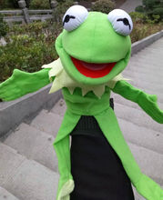 The Muppets show Kermit frog Puppets hand puppet plush Toy kid's gift educational Gift 2024 - buy cheap
