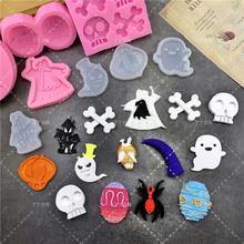 Christmas and Halloween Theme Silicone Fondant Cake Mold Cupcake Candy Chocolate Decoration Baking Tool Moulds 2024 - buy cheap