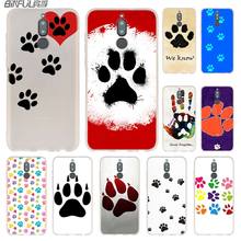 Pegada do cão pata husky telefone capes para huawei companheiro 30 20 10 lite pro capa de silicone macio y9 2019 2018 nova 5t 5i 4 5 pro 2024 - compre barato