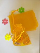 Saco organizador laranja com cordão 30x40cm, saco pequeno transparente para embalar joias chá/presente/alimentos 30*40cm 2024 - compre barato