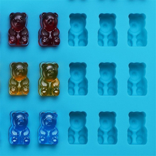 Силиконовая форма для шоколада MATAVENI в виде медведя из мастики, 50 ячеек, форма для льда, форма для желе, инструменты для выпечки 2024 - купить недорого