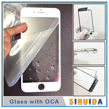AAA Grade Cold press 3 in 1 Front Screen Glass With Frame OCA Glue For iphone 5 5s 6 6s 7 7g 8 8p Plus XR plus Repairing Replace 2024 - buy cheap