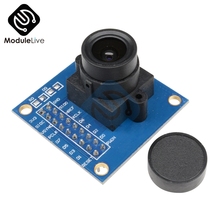 Placa de módulo de cámara con Sensor de imagen OV7670, controlador de pantalla con Control de exposición automático VGA, VGA, 300KP, para Arduino, bajo voltaje 2024 - compra barato
