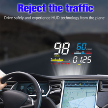 OBD2 D5000 Hud Car Speed Windshield Projector Head-Up Display Speedometer Projetor Auto Alarm OBD OBDii Head Up Display 2024 - buy cheap