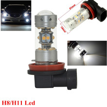 CONJUNTO DE BOMBILLAS H11 H8, 28 LED, 140W, CHIPS CREE afilados, FARO DELANTERO, HL502801, 2 uds. 2024 - compra barato