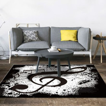 Music Printed Living Room Carpet Nordic Bedroom Area Rugs Sofa Table Rug Study Room Large Size Floor Mat Kids Decor Soft carpets 2024 - buy cheap