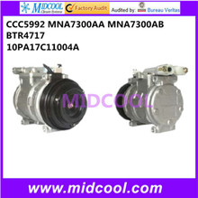 HIGH QUALITY AUTO AC COMPRESSOR 10PA17C FOR LANDROVER CCC5992 MNA7300AA MNA7300AB BTR4717 2024 - buy cheap