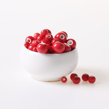 50pcs 6/8/10/12/14mm Red Ceramic Beads Handmade Round Loose Beads Spacer Beads For Jewelry Making 2024 - buy cheap