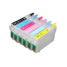 UP T0791 T0792 T0793 T0794 T795 T0796  Refillable ink cartridge for PX730WD PX830FWD with arc chip 2024 - buy cheap