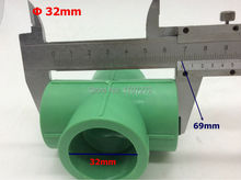 Frete Grátis 32mm PPR Tubulação Conectores Acessórios para Água Sistema de Tubulação 2024 - compre barato