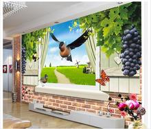 3d photo wallpaper murals custom Cartoon mural 3 d sky sitting room TV setting wall of freedom mural wallpaper home decoration 2024 - buy cheap