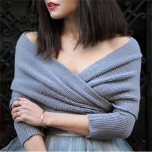 2019 Women Long Sleeve Loose Cardigan Knitted Sweater Jumper Knitwear Outwear Coat 2024 - купить недорого