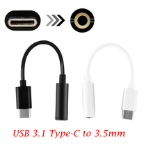 Cable adaptador de auricular USB 3,5 tipo C a 3,1mm, conector Adaptador convertidor de Audio macho a hembra 3,5, 1 unidad 2024 - compra barato