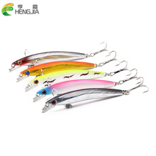 Best chinese factory directly lead spinner bait wholesale 80mm Minnow lure Hard Bait lure 8CM 5G 6#hooks Fishing tackle 5colors 2024 - buy cheap