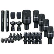 Оригинальная ударная установка Takstar DMS-D7, микрофон, музыкальный инструмент, микрофон, звуковой датчик, алюминиевый чемодан 2024 - купить недорого
