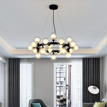 L Postmodern chandelier creative personality restaurant modern minimalist living room lamp atmosphere hotel villa lamp 2024 - buy cheap