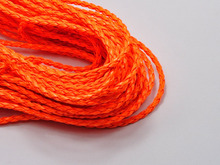 32.8 Feet Neon Red-Orange BOLO Braided Leatheroid String Jewelry Cord 3mm 2024 - buy cheap