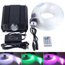 DMX 45W RGB LED Fiber Optic Light Kit Mixed-Sized Different Optical Fibers RF Remote Control Starry Sky Ceiling Lightings 2024 - buy cheap