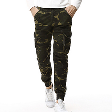 2020 moda Primavera hombres táctico Cargo Joggers hombres camuflaje Camo pantalones ejército militar Casual algodón pantalones Hip Hop pantalones masculinos 2024 - compra barato