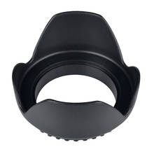 55mm 55 Mm Camera Lens Hood Screw Mount Petal Crown Flower Shape for SLR Canon Nikon Sony Camera 2024 - buy cheap