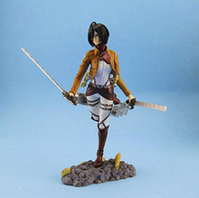 New Arrival Anime Attack On Titan Mikasa Ackerman Levi Rivaille Figma PVC Action Figure Collectible Model Eren Jaeger Toys Doll 2024 - buy cheap