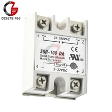 DC-AC Solid State Relay SSR-100DA 100A 3-32V DC to AC 24-380V SSR Relay Switch 2024 - buy cheap