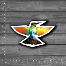 Color stereo humming bird Stationery Graffiti Suitcase Kids Sticker Decor For Ablum Scrapbooking Laptop Notebook Sticker[Single] 2023 - buy cheap