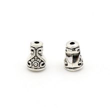 25pcs Metal Alloy Bell Horn Tower Loose Spacer beads Bead Caps For DIY Jewelry Making Bracelet Necklace Accessories Wholesale 2024 - buy cheap