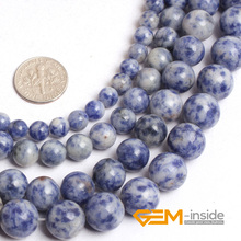round sodalite stone beads natural stone beads DIY loose bead for jewelry making beads strand 15 inches wholesale ! 2024 - buy cheap