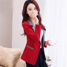 Spring and Autumn New Women's Small Suit Korean Slim Long Sleeve Casual Temperament Short Small Suit Women's Jacket 2024 - buy cheap