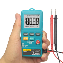 Rm088 mini multímetro digital testador 8000 contagens linha frequência flash luz de bolso acdc tensão corrente ohm medidor com buzzer 2024 - compre barato