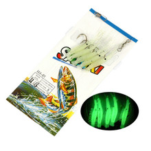 Señuelo de pesca de camarón brillante, ganchos de cuerda de Camarón, de pesca de simulación de señuelo, gancho de manivela de Camarón, 9 #-16 # 2024 - compra barato