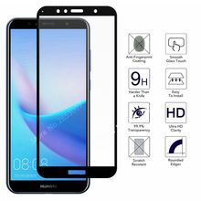 Full Cover Tempered Glass For Huawei Honor 7A Pro 7C 5.45 5.7 5.99 inch Protector For Huawei Y5 Y6 Y7 prime 2018 2019 Full Glue 2024 - buy cheap