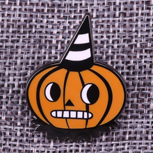 Pumpkin Halloween Enamel Pin Lantern Badge spoopy gift 2024 - buy cheap