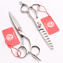 Z9022 6.0In. Japan 440C Purple Dragon Professional Human Hair Scissors Set Hairdressing Regular Cutting Shears Thinning Scissors 2024 - buy cheap