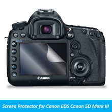 Película protetora de tela lcd antirriscos, para câmera canon eos 5d mark iii 5d3, 2 unidades 2024 - compre barato