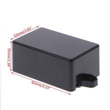 OOTDTY 65x38x22mm/82x52x35mm Connector Waterproof Plastic Electronic Enclosure Project Box Black  Instrument Case 2024 - buy cheap